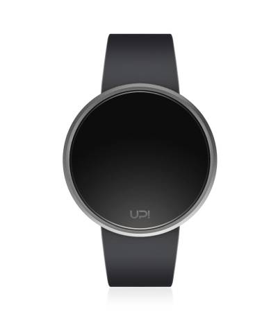 UPWATCH ROUND SILVER&BLACK