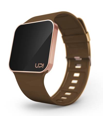 UPWATCH UPGRADE MATTE ROSE GOLD&BROWN +