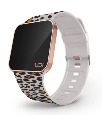UPWATCH UPGRADE MATTE ROSE GOLD&LEOPARD +