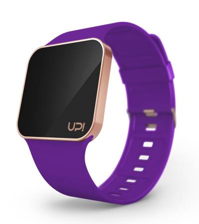 UPWATCH UPGRADE MATTE ROSE GOLD&PURPLE +