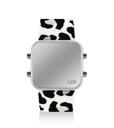 UPWATCH LED MINI WHITE BLUE LEOPARD