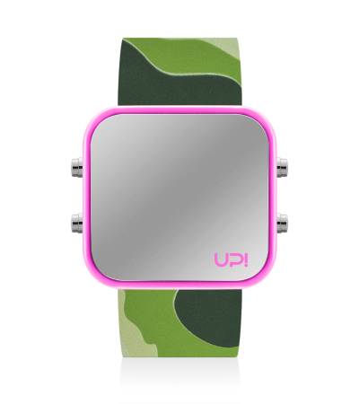 UPWATCH PINK&GREEN CAMOUFLAGE