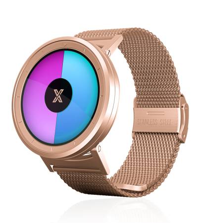 X WATCH ROSE GOLD